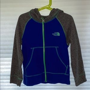 Boys North Face Fleece Zip Up Jacket